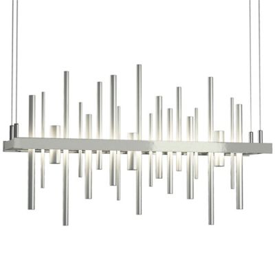 Hubbardton Forge Cityscape LED Linear Chandelier Light - Color: Polished - 