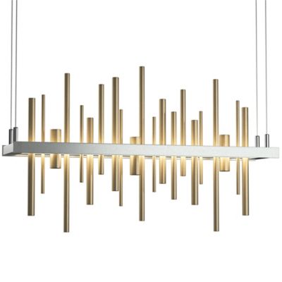 Hubbardton Forge Cityscape LED Linear Chandelier Light - Color: Antique - 1