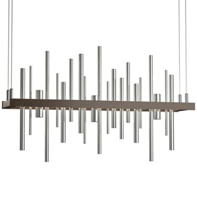 Hubbardton Forge Cityscape LED Linear Chandelier Light - Color: Polished - 