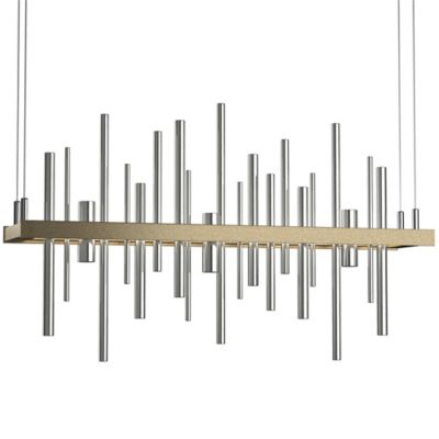 Hubbardton Forge Cityscape LED Linear Chandelier Light - Color: Polished - 