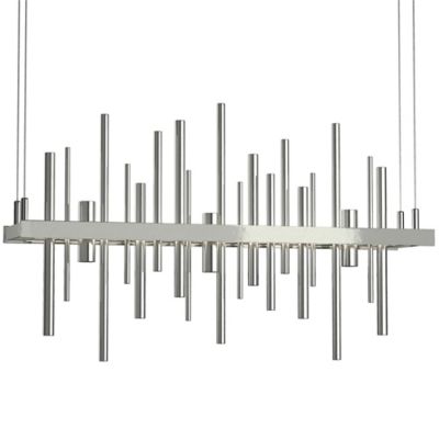 Hubbardton Forge Cityscape LED Linear Chandelier Light - Color: Polished - 