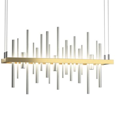 Hubbardton Forge Cityscape LED Linear Chandelier Light - Color: Polished - 