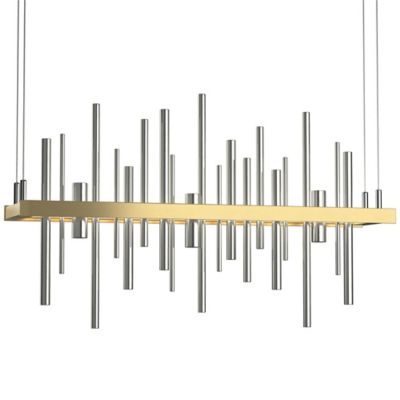 Hubbardton Forge Cityscape LED Linear Chandelier Light - Color: Polished - 