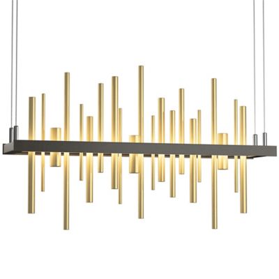 Hubbardton Forge Cityscape LED Linear Chandelier Light - Color: Polished - 