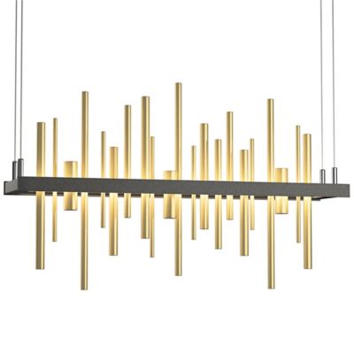 Hubbardton Forge Cityscape LED Linear Chandelier Light - Color: Polished - 