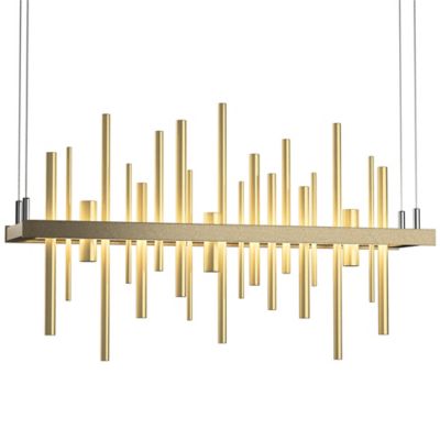 Hubbardton Forge Cityscape LED Linear Chandelier Light - Color: Polished - 