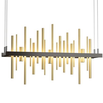 Hubbardton Forge Cityscape LED Linear Chandelier Light - Color: Polished - 