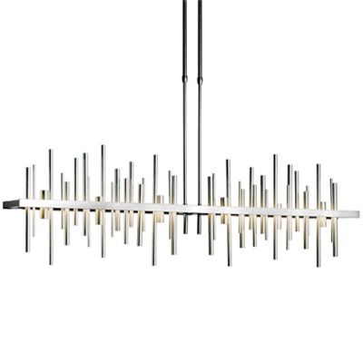 Hubbardton Forge Cityscape Large LED Linear Chandelier Light - Color: Polis