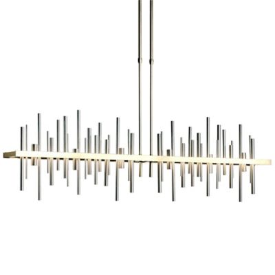 Hubbardton Forge Cityscape Large LED Linear Chandelier Light - Color: Polis