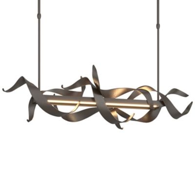 Hubbardton Forge Folio LED Linear Chandelier - Color: Oil Rubbed - Size: 1 