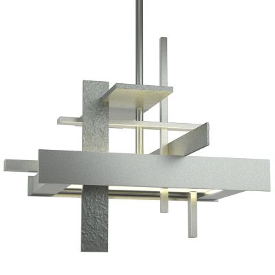 Hubbardton Forge Planar LED Pendant Light - Color: Silver - Size: 1 light -