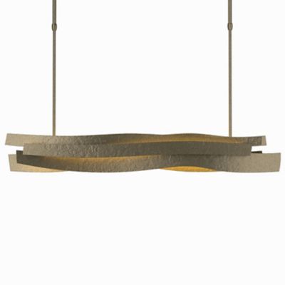 Hubbardton Forge Landscape LED Linear Chandelier - Color: Antique - Size: 1