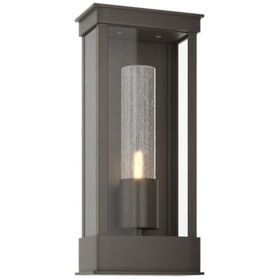 Hubbardton Forge Portico Outdoor Wall Sconce - Color: Grey - Size: 1 light 