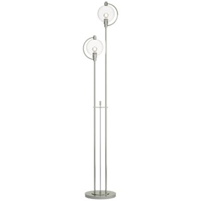 Hubbardton Forge Pluto Floor Lamp - Color: Silver - Size: 2 light - 242210-