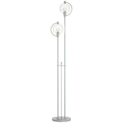 Hubbardton Forge Pluto Floor Lamp - Color: Silver - Size: 2 light - 242210-