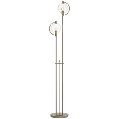 Hubbardton Forge Pluto Floor Lamp - Color: Gold - Size: 2 light - 242210-10