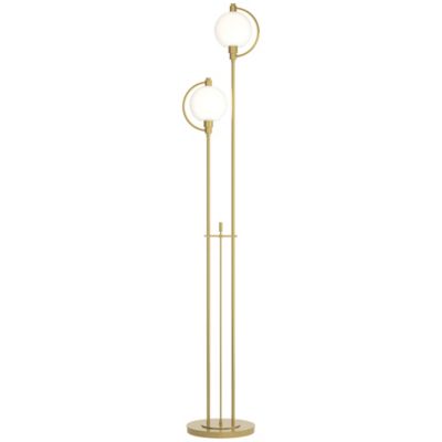 Hubbardton Forge Pluto Floor Lamp - Color: Brass - Size: 2 light - 242210-1