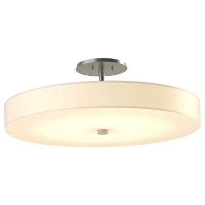 Hubbardton Forge Disq LED Semi-Flushmount Light - Color: Cream - Size: Larg