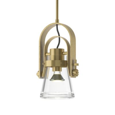 Hubbardton Forge Erlenmeyer Mini Pendant Light - Color: Clear - Size: 1 lig