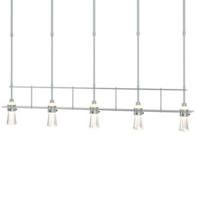 Hubbardton Forge Erlenmeyer Linear Chandelier - Color: Silver - Size: 5 lig