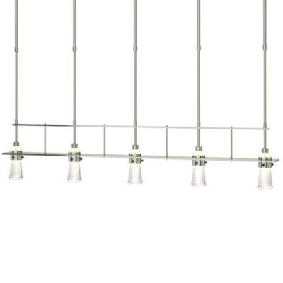 Hubbardton Forge Erlenmeyer Linear Chandelier - Color: Silver - Size: 5 lig