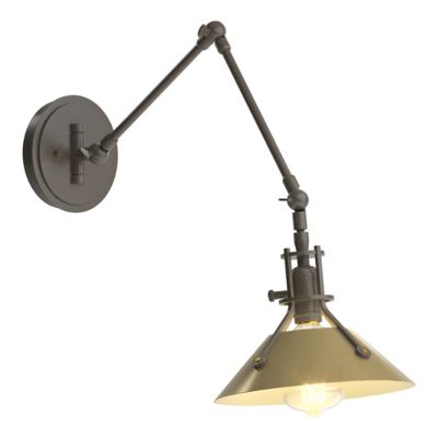 Hubbardton Forge Henry Wall Sconce - Color: Brass - Size: 1 light - 209320-