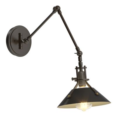 Hubbardton Forge Henry Wall Sconce - Color: Black - Size: 1 light - 209320-