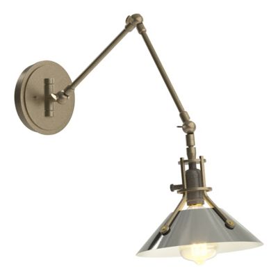 HBF2097884 Hubbardton Forge Henry Wall Sconce - Color: Silver sku HBF2097884