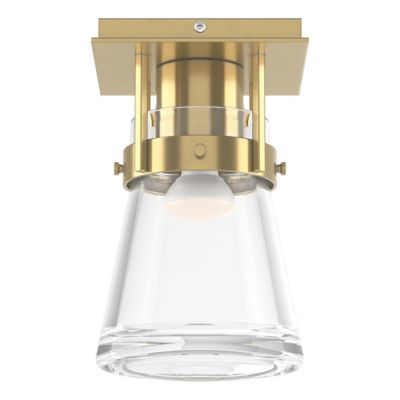 Hubbardton Forge Erlenmeyer Semi-Flushmount Light - Color: Brass - Size: 1 