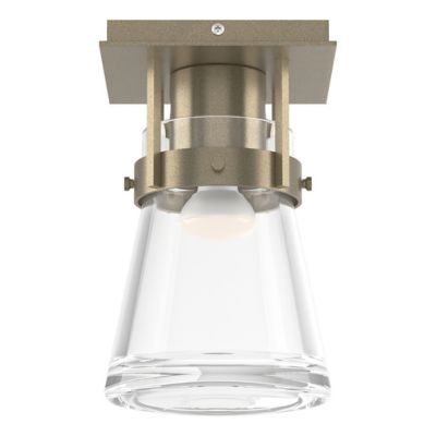 Hubbardton Forge Erlenmeyer Semi-Flushmount Light - Color: Gold - Size: 1 l