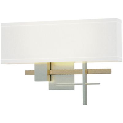 Hubbardton Forge Cosmo Aluminum Wall Sconce - Color: Beige - Size: 2 light 