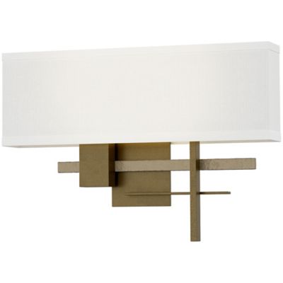 Hubbardton Forge Cosmo Aluminum Wall Sconce - Color: Beige - Size: 2 light 