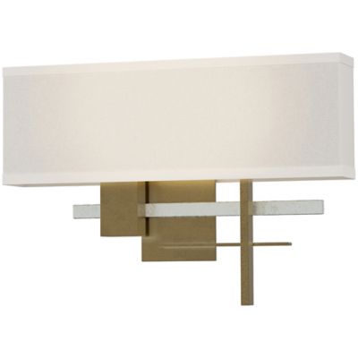 Hubbardton Forge Cosmo Aluminum Wall Sconce - Color: Beige - Size: 2 light 