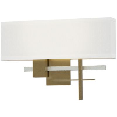 Hubbardton Forge Cosmo Aluminum Wall Sconce - Color: Beige - Size: 2 light 