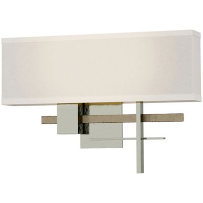 Hubbardton Forge Cosmo Aluminum Wall Sconce - Color: Beige - Size: 2 light 