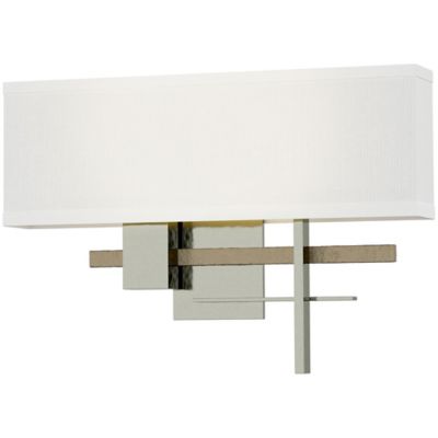 Hubbardton Forge Cosmo Aluminum Wall Sconce - Color: Beige - Size: 2 light 