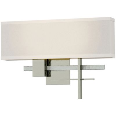 Hubbardton Forge Cosmo Aluminum Wall Sconce - Color: Beige - Size: 2 light 