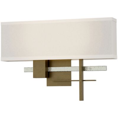 Hubbardton Forge Cosmo Aluminum Wall Sconce - Color: Beige - Size: 2 light 