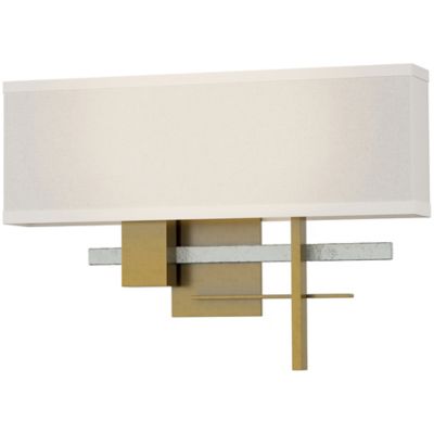 Hubbardton Forge Cosmo Aluminum Wall Sconce - Color: Beige - Size: 2 light 