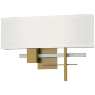 Hubbardton Forge Cosmo Aluminum Wall Sconce - Color: Beige - Size: 2 light 