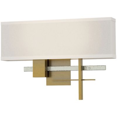 Hubbardton Forge Cosmo Aluminum Wall Sconce - Color: Beige - Size: 2 light 