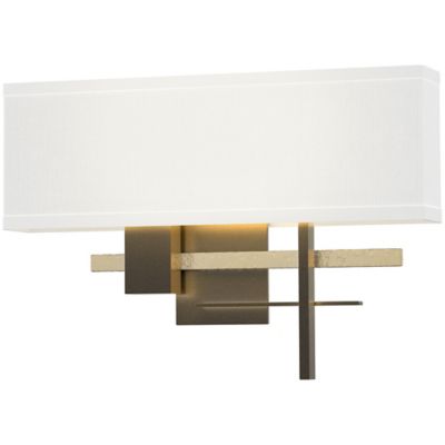 Hubbardton Forge Cosmo Aluminum Wall Sconce - Color: Beige - Size: 2 light 