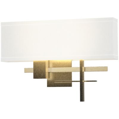 Hubbardton Forge Cosmo Aluminum Wall Sconce - Color: Beige - Size: 2 light 