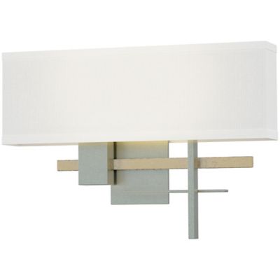 Hubbardton Forge Cosmo Aluminum Wall Sconce - Color: Beige - Size: 2 light 