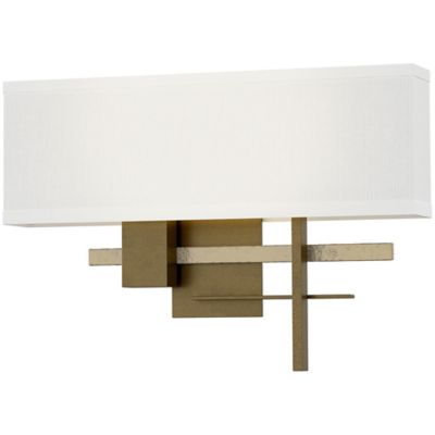 Hubbardton Forge Cosmo Aluminum Wall Sconce - Color: Beige - Size: 2 light 