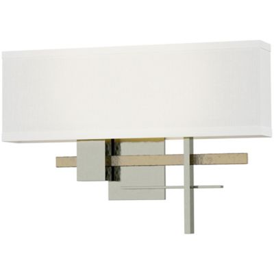 Hubbardton Forge Cosmo Aluminum Wall Sconce - Color: Beige - Size: 2 light 