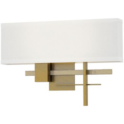 Hubbardton Forge Cosmo Aluminum Wall Sconce - Color: Beige - Size: 2 light 