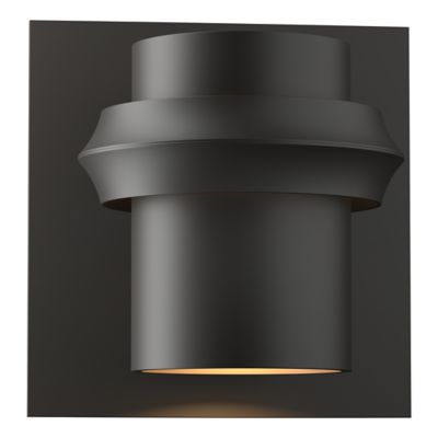 Hubbardton Forge Twilight Outdoor Wall Sconce - Color: Black - Size: Large 