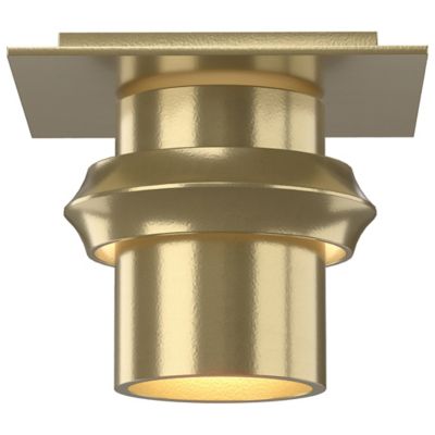 Hubbardton Forge Twilight Flushmount Light - Color: Brass - Size: 1 light -