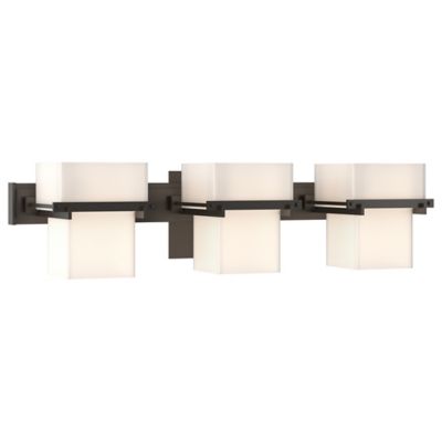 Hubbardton Forge Kakomi Triple Wall Sconce - Color: White - Size: 3 light -